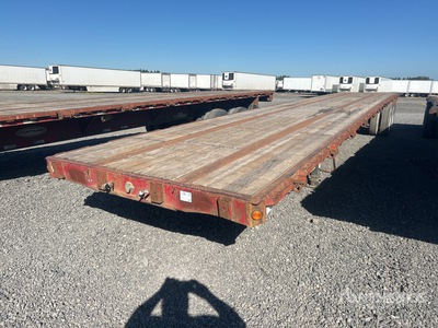 1996 Fontaine FTW58048 48 ft T/A Flatbed Trailer