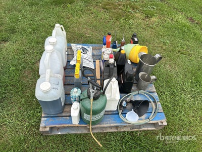 Quantity of Assorted Chemicals & Oil