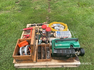 Generator, Extension cable, Grease Gun, Circular Saw & Quantity of Hand Tools