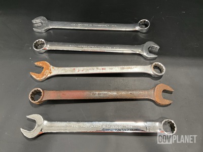 (176) Box & Open End Combination Wrenches