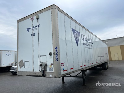 2018 Wabash 53 ft x 102 in T/A Van Trailer