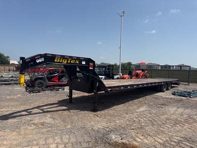 2024 Big Tex 25GN-40D5A-MRBK 35 ft T/A مقطورة معدات