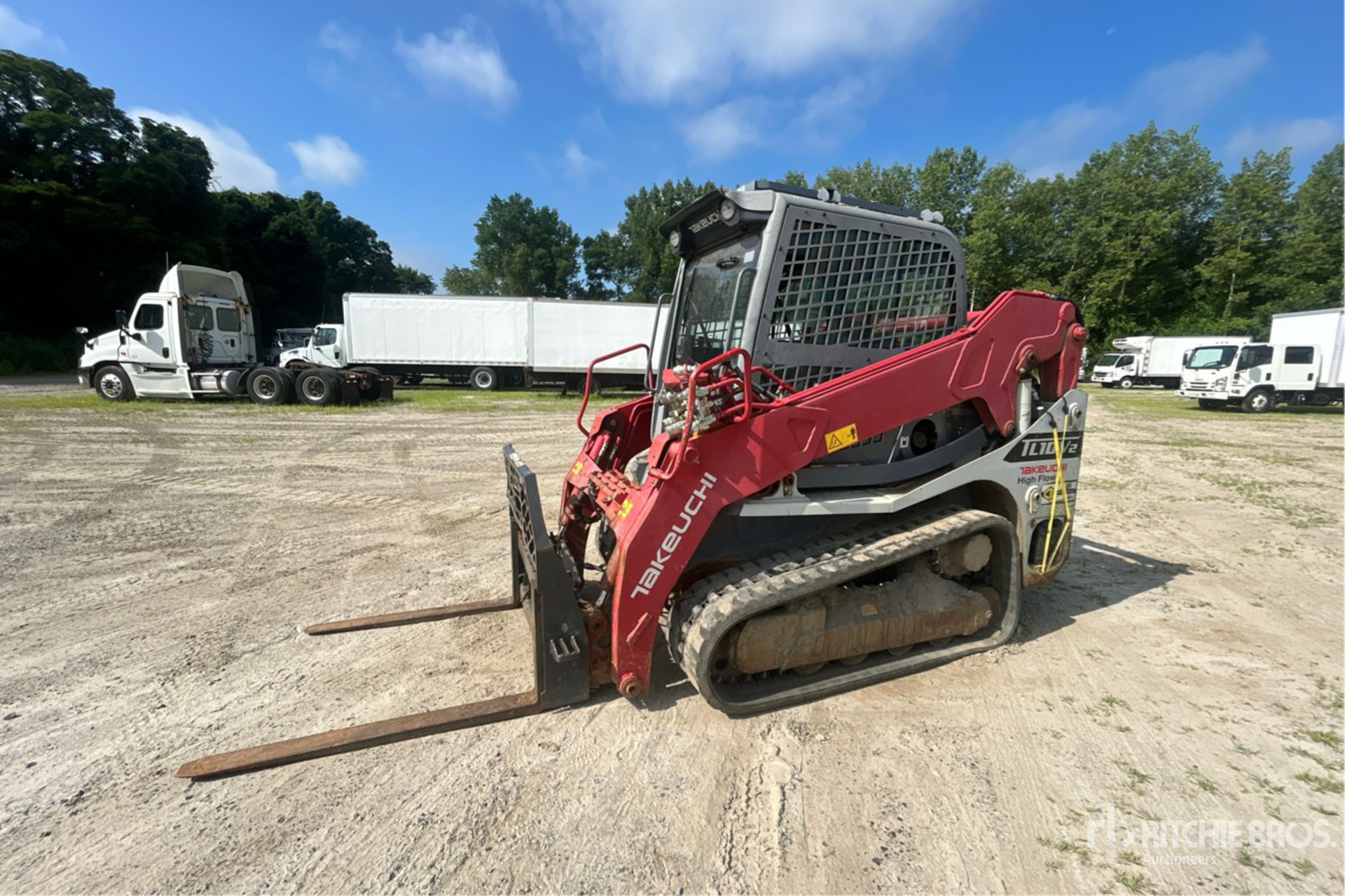 MINI CARGADOR SOBRE ORUGAS 2017 TAKEUCHI TL10V2