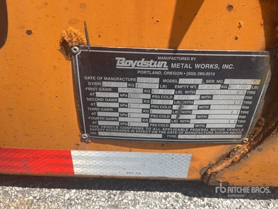 2008 Boydstun ST9100QL T/A Car Carrier Trailer