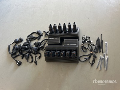 Quantity of (12) Motorola HT1000 VHF Full DTMF Radios