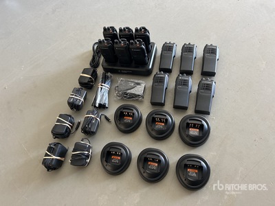 Quantity of (12) Motorola HT750 16 Channel VHF Radios