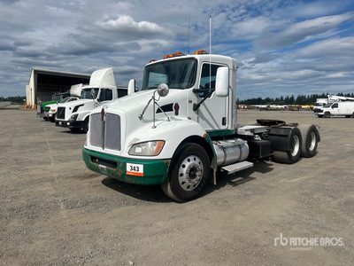 2017 Kenworth T370 6x4 T/A Day Cab Truck Tractor