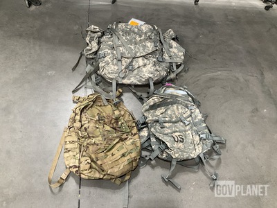(11) Rucksack Packs, (2) Field Packs, (50) Assault Packs & Assorted Items