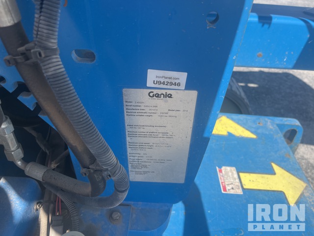 ELEVADOR ARTICULADO 2014 GENIE Z4023N
