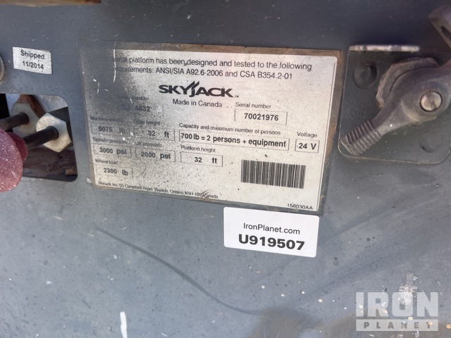 ELEVADOR TIJERA 2014 SKYJACK SJIII4632