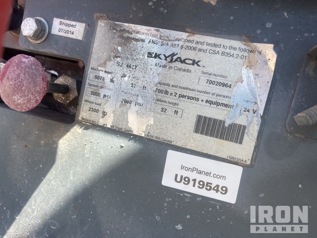 ELEVADOR TIJERA 2014 SKYJACK SJIII4632