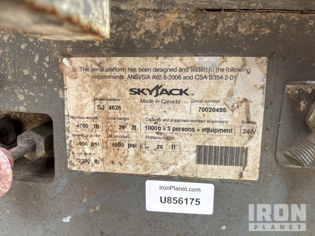 ELEVADOR TIJERA 2014 SKYJACK SJIII4626