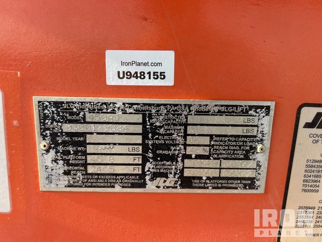 ELEVADOR ARTICULADO 2014 JLG 4WD 450AJ