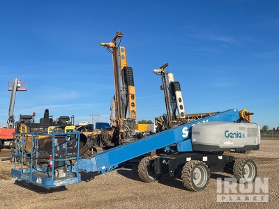 2017 Genie S-60X 4WD Diesel Telescopic Boom Lift