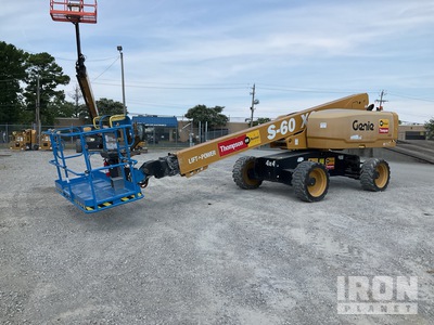 2019 Genie S-60XC 4WD Diesel Telescopic Boom Lift