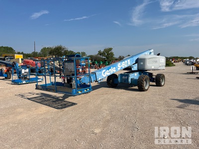 2014 Genie S-60X 4WD Diesel Telescopic Boom Lift