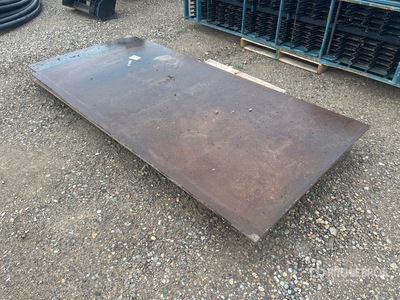 Quantity of (4) Steel Plates Varios. Industrial