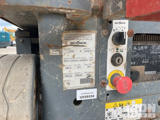 ELEVADOR TIJERA 2018 SKYJACK SJIII3219