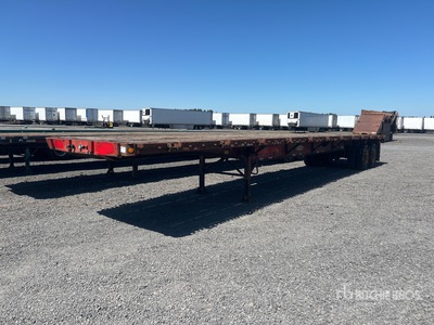 1996 Fontaine V-282 48 ft T/A Flatbed Trailer