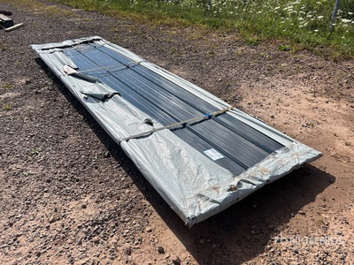 2025 SKLP SKL50 Black Galvalume Steel Panels (Unused)