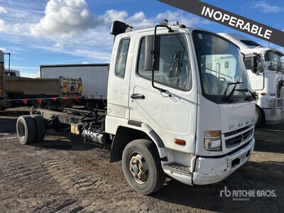 2010 Mitsubishi Fuso Fighter FK600 4x2 Cabina y chasis (Inoperable)