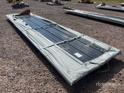 Quantity of 2025 SKLP SKL50 3 ft 2 in x 12 ft Black Galvalume Steel Panels (Unused)