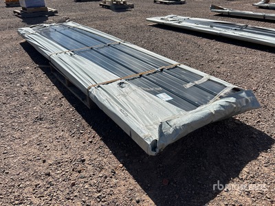 2025 SKLP SKL50 3 ft 2 in x 12 ft Black Galvalume Steel Panels (Unused)