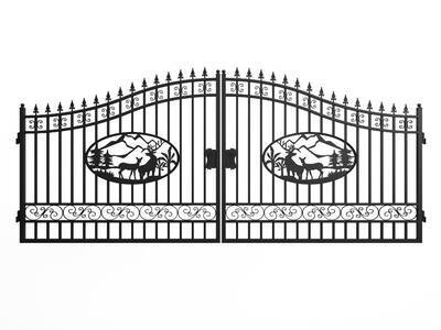 Greatbear Wrought Iron Driveway Gate (Unused)