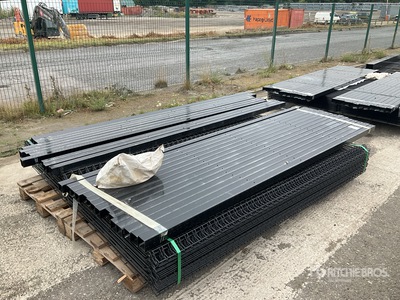 2.4 m x 2.2 m Powder Coated Black Staccionata (Unused)