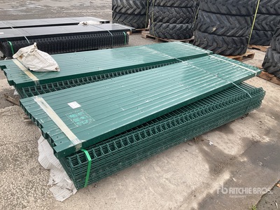 2.4 m x 2.2 m Powder Coated Green Staccionata (Unused)