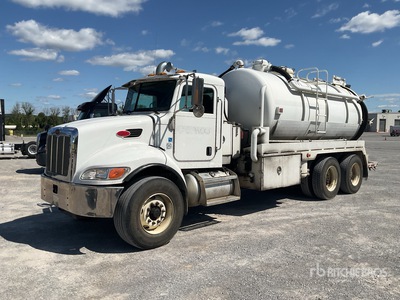 2007 Keith Huber 127356107-S on 2008 Peterbilt 340 6x4 Vacuum Tanker Truck (Inoperable)