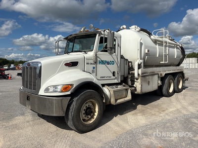 2007 Keith Huber 127356107-S on 2008 Peterbilt 340 6x4 Vacuum Tanker Truck (Inoperable)