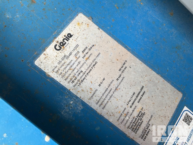 ELEVADOR TIJERA 2019 GENIE GS3246