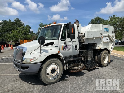 Tymco on 2010 International 4300 Sweeper Truck