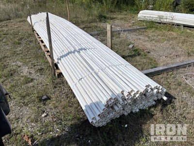 Quantity of (2) Bundles of 20 ft 1 1/4 in PVC انبوب
