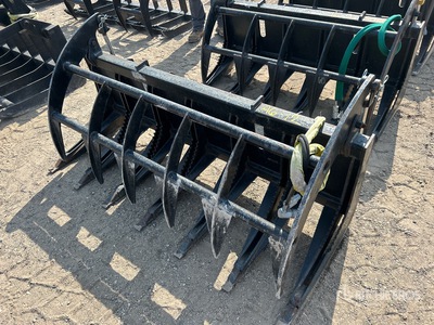 Mid-State 72 in Skid Steer Root Rake