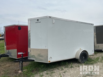 2023 Stallion SM612SA 12 ft S/A Enclosed Trailer