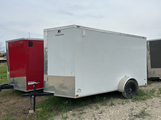 2023 Stallion SM612SA 12 ft S/A Enclosed Trailer