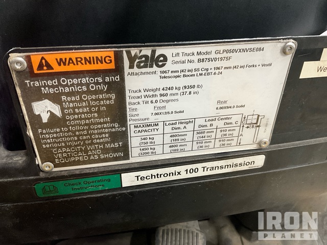 MONTACARGAS YALE GLP050VXNVSE084