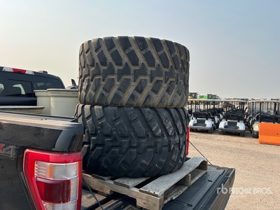 Quantity of (2) 500/45R22.5 Tyres