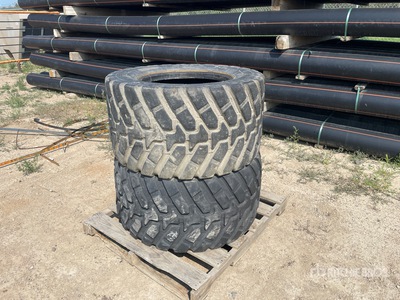 Quantity of (2) 500/45R22.5 Tires