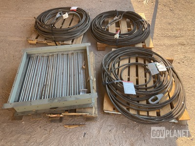 (3) Wire Rope Assemblies & (1) MMP91675-100 Outlet Damper Assembly