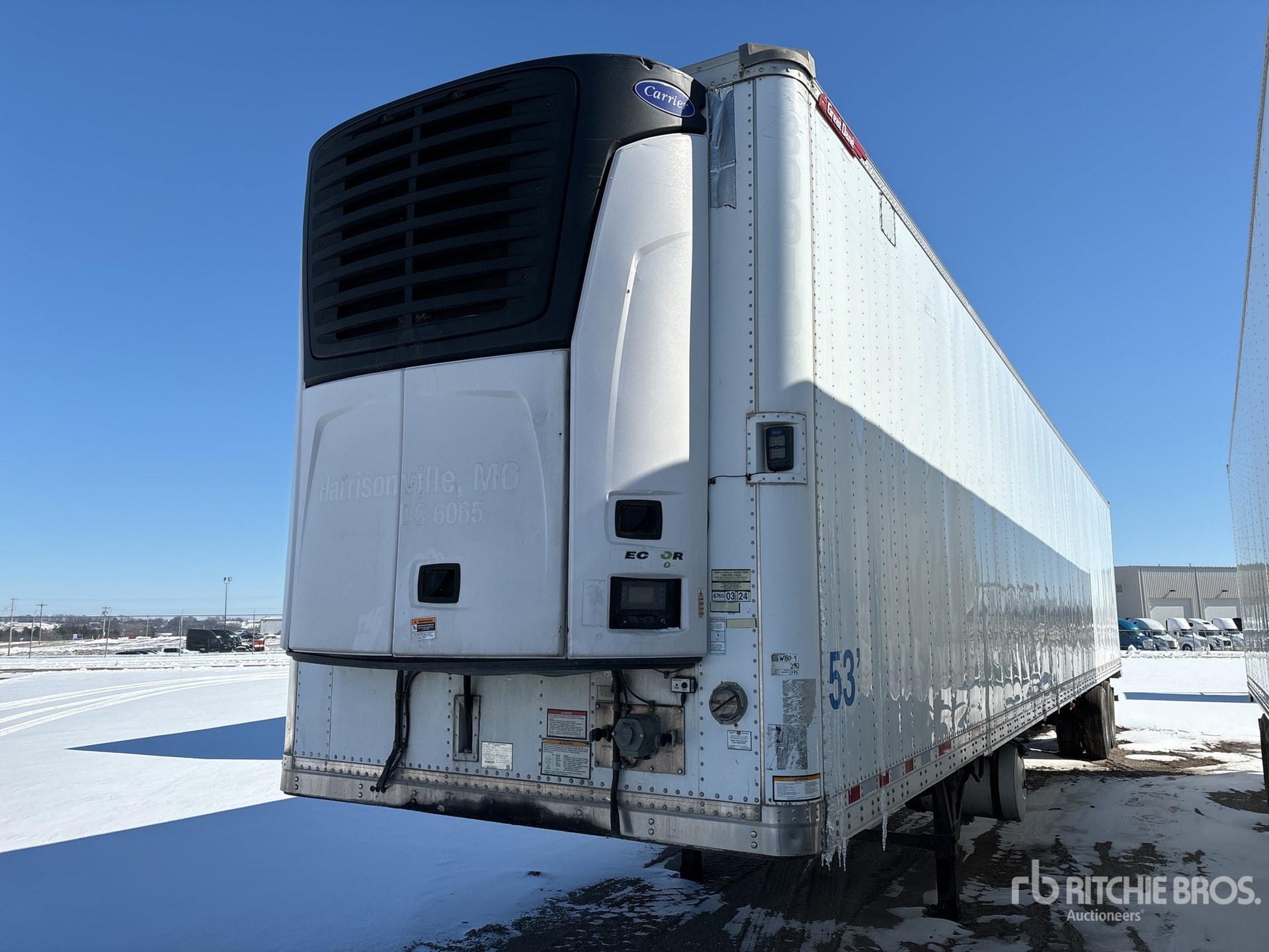 2017 Great Dane 53 ft x 102 in T/A Multi -Temp Refrigerated Trailer