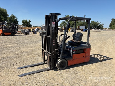 2016 Toyota 8FBE20U 3180 lb Electric Forklift