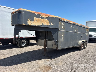 1999 Liberty Inc. 20 ft T/A Gooseneck Gesloten aanhangwagen