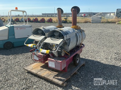 (2) ICE IDF-500 Space Heaters