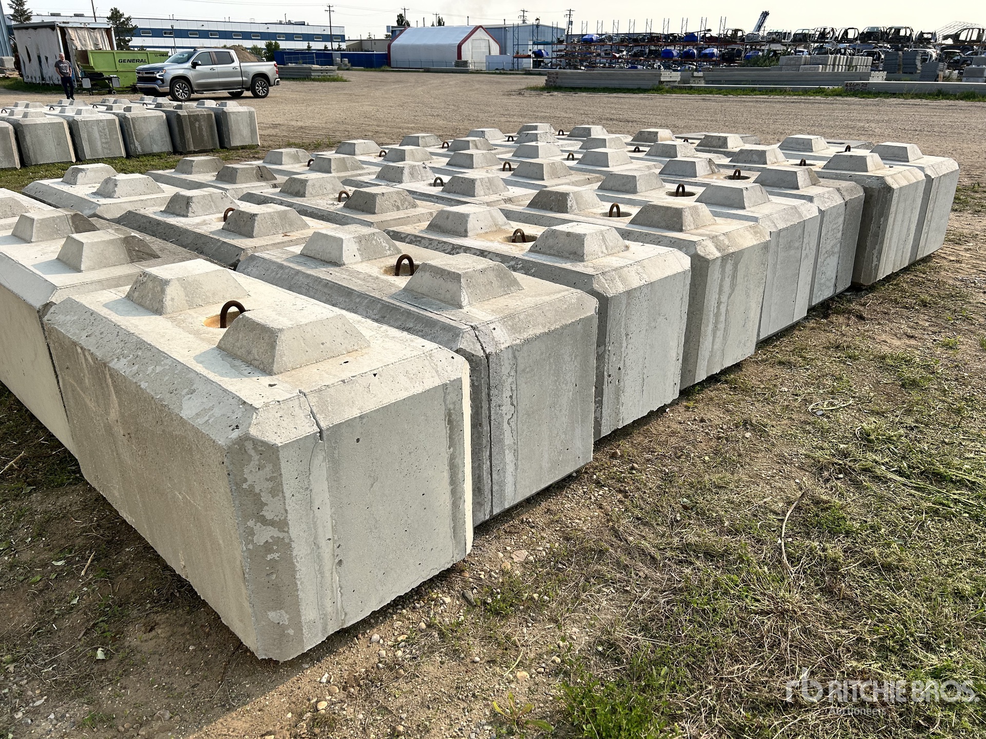 Quantity of (24) Concrete Barrera