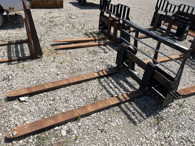 Quantity of (3)    Skid Steer Fork Carriages