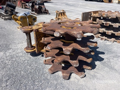 36 in Excavator Compaction Wheel
