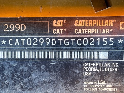 2015 Cat 299D Compact Track Loader